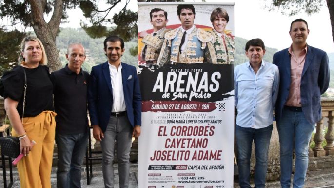 El Cordobés, Cayetano y Joselito Adame anunciados en Arenas de San Pedro