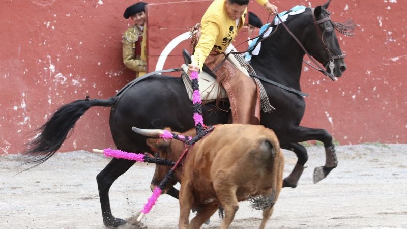 Juan Querencia corta un rabo en Chilcuautla