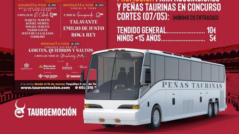 Tauroemoción lanza promociones de peñas y asociaciones para San Pedro Regalado