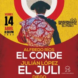 El Juli hará el paseíllo en San Luis Potosí el 14 de Abril