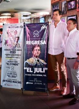 Corrida extraordinaria en la plaza mexicana de Mérida el 15 de Abril