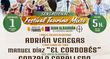 Olías del Rey remata el cartel de su festival taurino