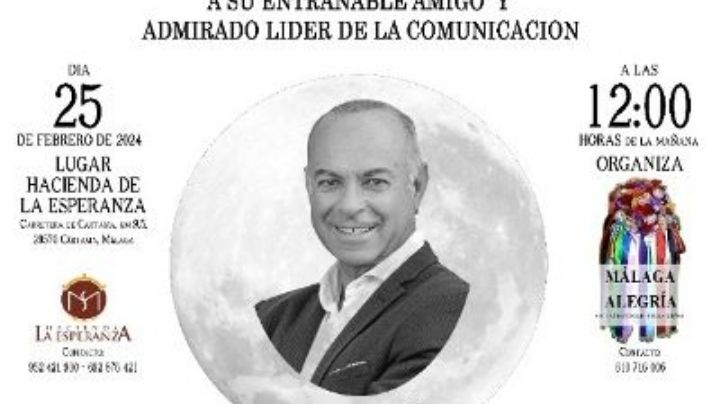 El periodista Juan Ramón Romero será homenajeado en Málaga