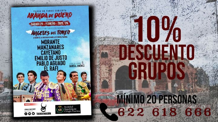 Promoción para las peñas y grupos en Aranda de Duero