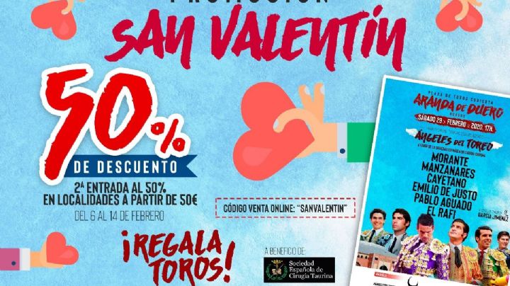 Promoción de San Valentín en Aranda de Duero