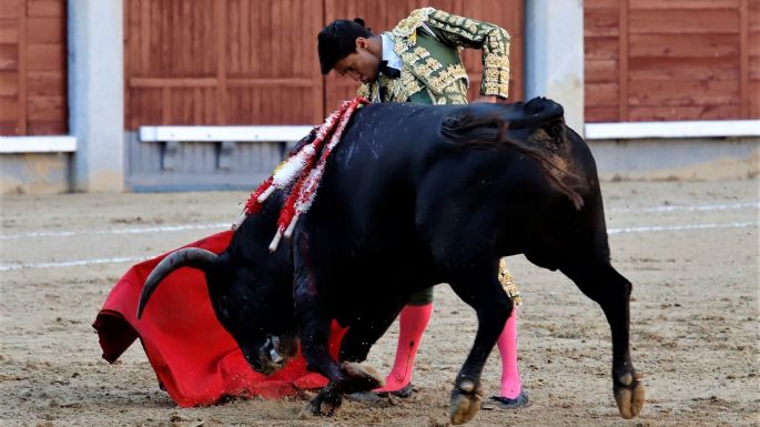 Diosleguarde corta una oreja en la novillada de Otoño
