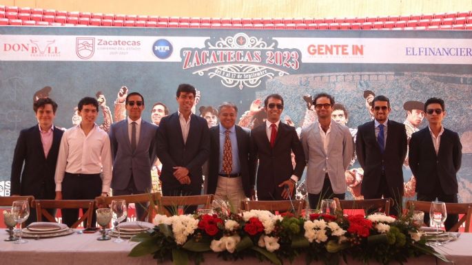 Se presenta en Zacatecas la feria taurina 2023