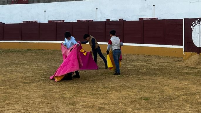 Víctor Puerto, profesor de toreo en Aracena