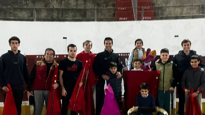 Víctor Puerto, profesor de toreo en Aracena
