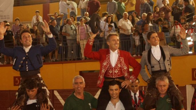 La terna a hombros en Almodóvar del Campo