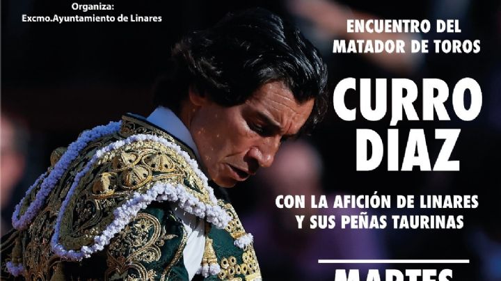Curro Díaz mantendrá un encuentro con la afición en Linares en las vísperas de su encerrona de Úbeda