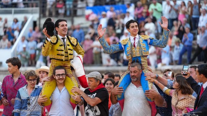 Talavante y Marco Pérez abren la Puerta Grande en Nimes con un gran toro de El Freixo