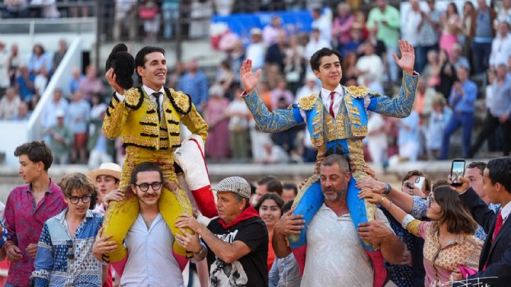 Talavante y Marco Pérez abren la Puerta Grande en Nimes con un gran toro de El Freixo