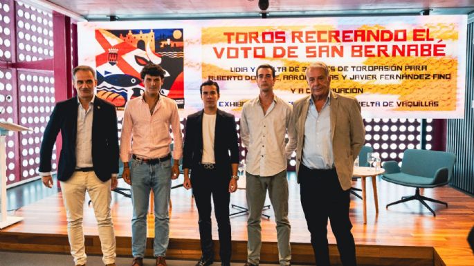 BMF presenta “Toros recreando el Voto de San Bernabé”