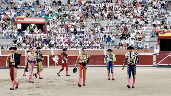 Una oreja por coleta ante un buen encierro de Montealto en el cierre de Sanse