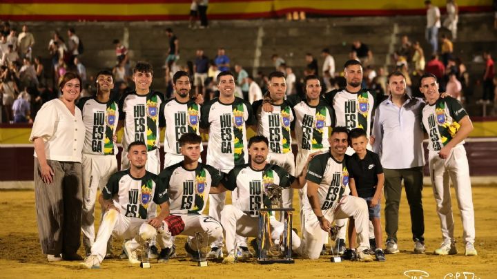 Rober Alegre se alma como ganador del concurso a cuerpo limpio en Huesca